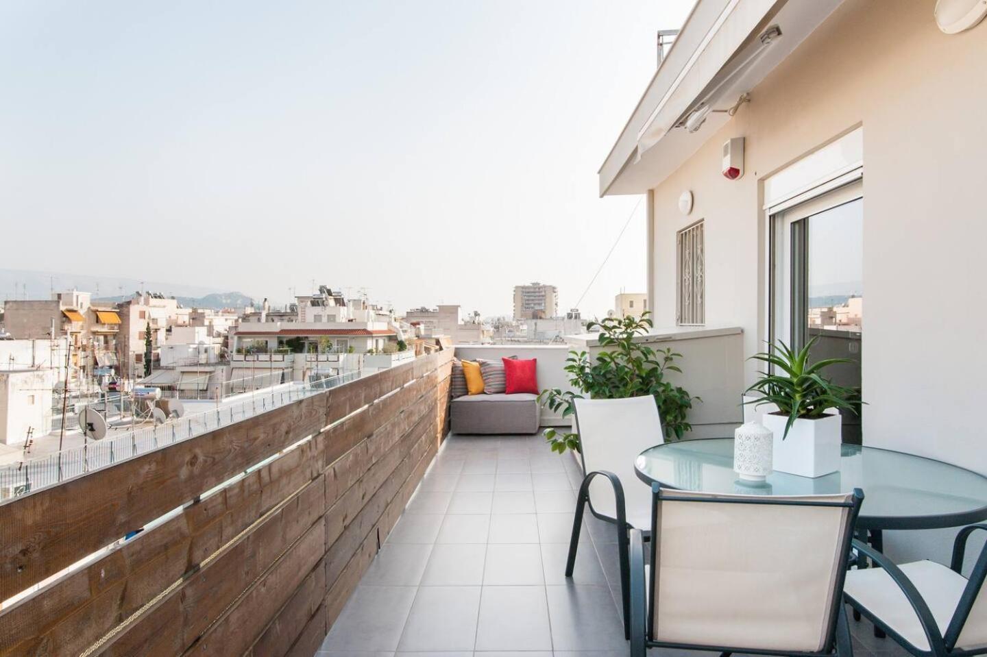 Ma Maison Nο 1, Penthouse, Acropolis And Lycabettus View, Ultra High Speed Internet 300 Mbps, 15' To Acropolis By Metro, 1' From Metro Station Athen Exterior foto