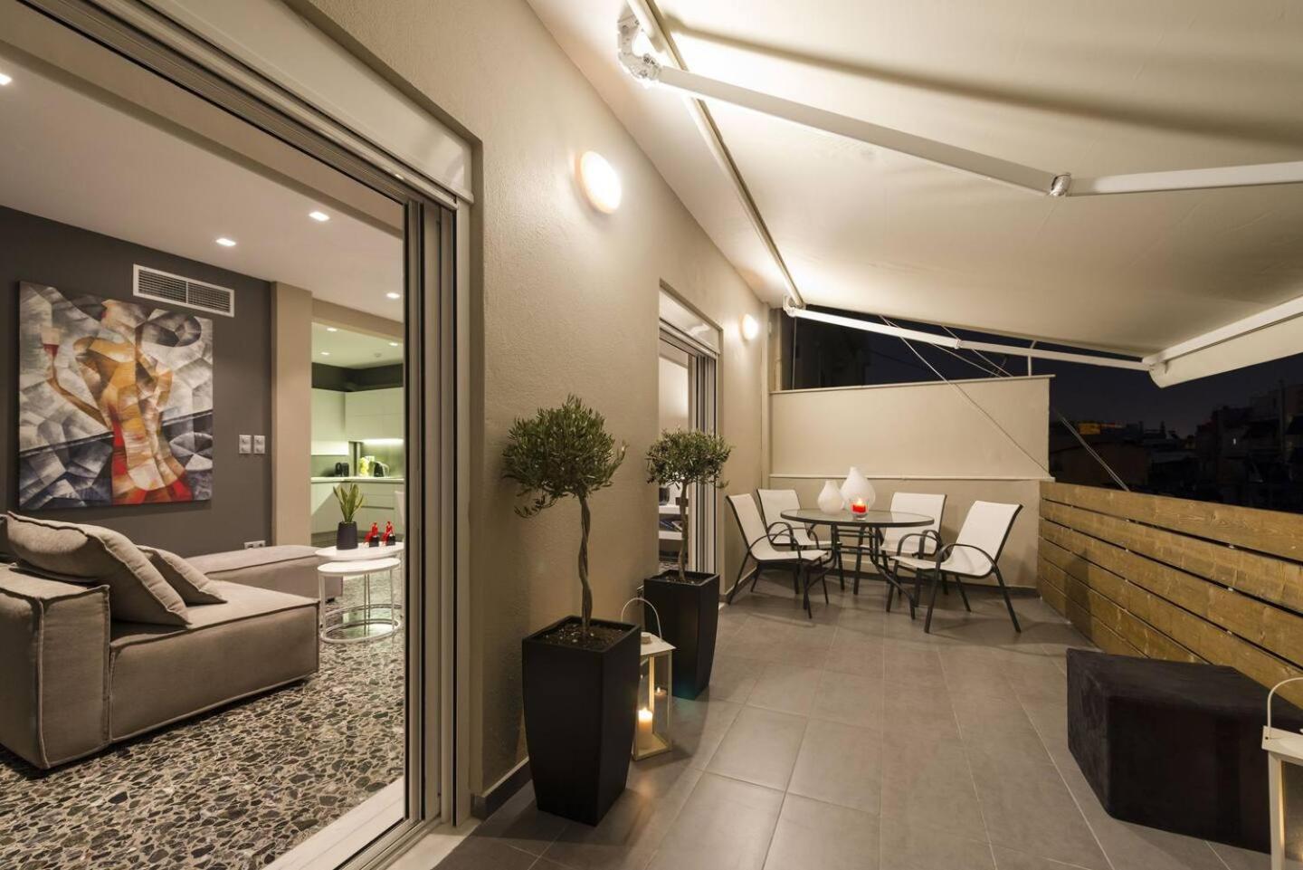 Ma Maison Nο 1, Penthouse, Acropolis And Lycabettus View, Ultra High Speed Internet 300 Mbps, 15' To Acropolis By Metro, 1' From Metro Station Athen Exterior foto